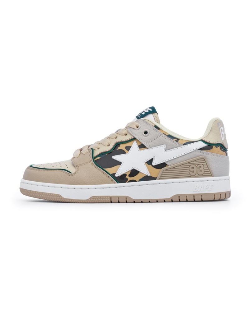 Basket Bape SK8 STA #4 Beige Homme | NBQ-85336536